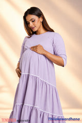 Tendenza Tiered Maternity Dress