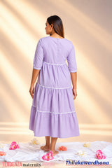Tendenza Tiered Maternity Dress