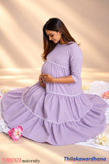 Tendenza Tiered Maternity Dress