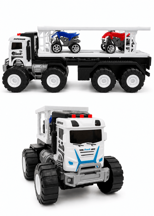 Container Truck With Light and Sound Effects