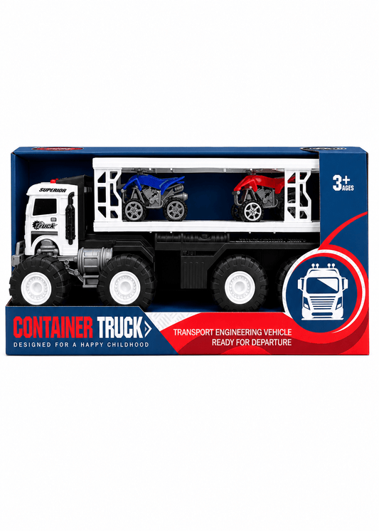 Container Truck With Light and Sound Effects