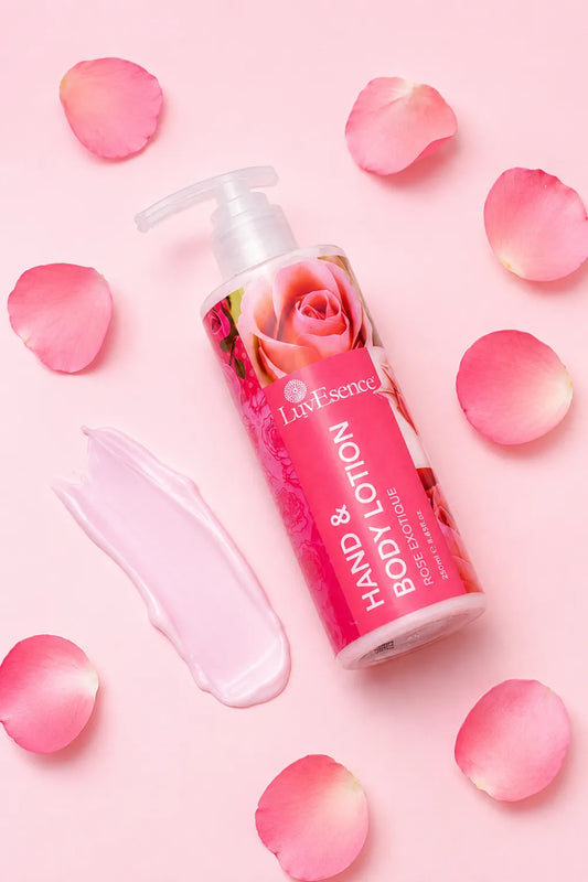 LuvEsence Rose Exotique Hand & Body Lotion - 250ml
