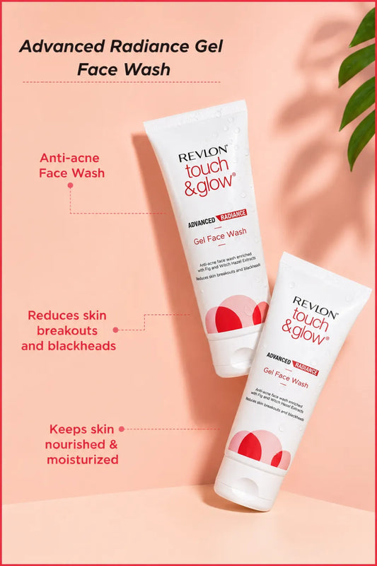 Revlon Touch & Glow Advanced Radiance Gel Face Wash - 100ml