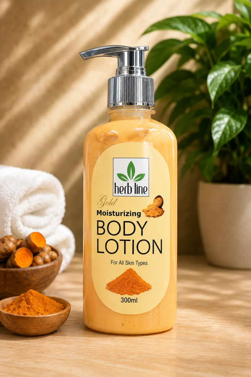 Herb Line Gold Moisturizing Body Lotion -300ml