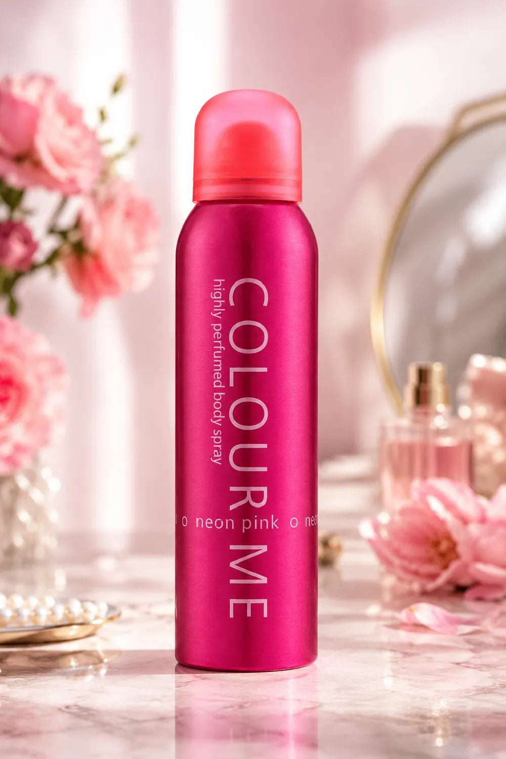 Colour Me Neon Pink Body Spray   (England) - 150ml