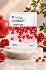 Bioaoua  Red Pomegranate Moisturizing Sheet Mask 25g