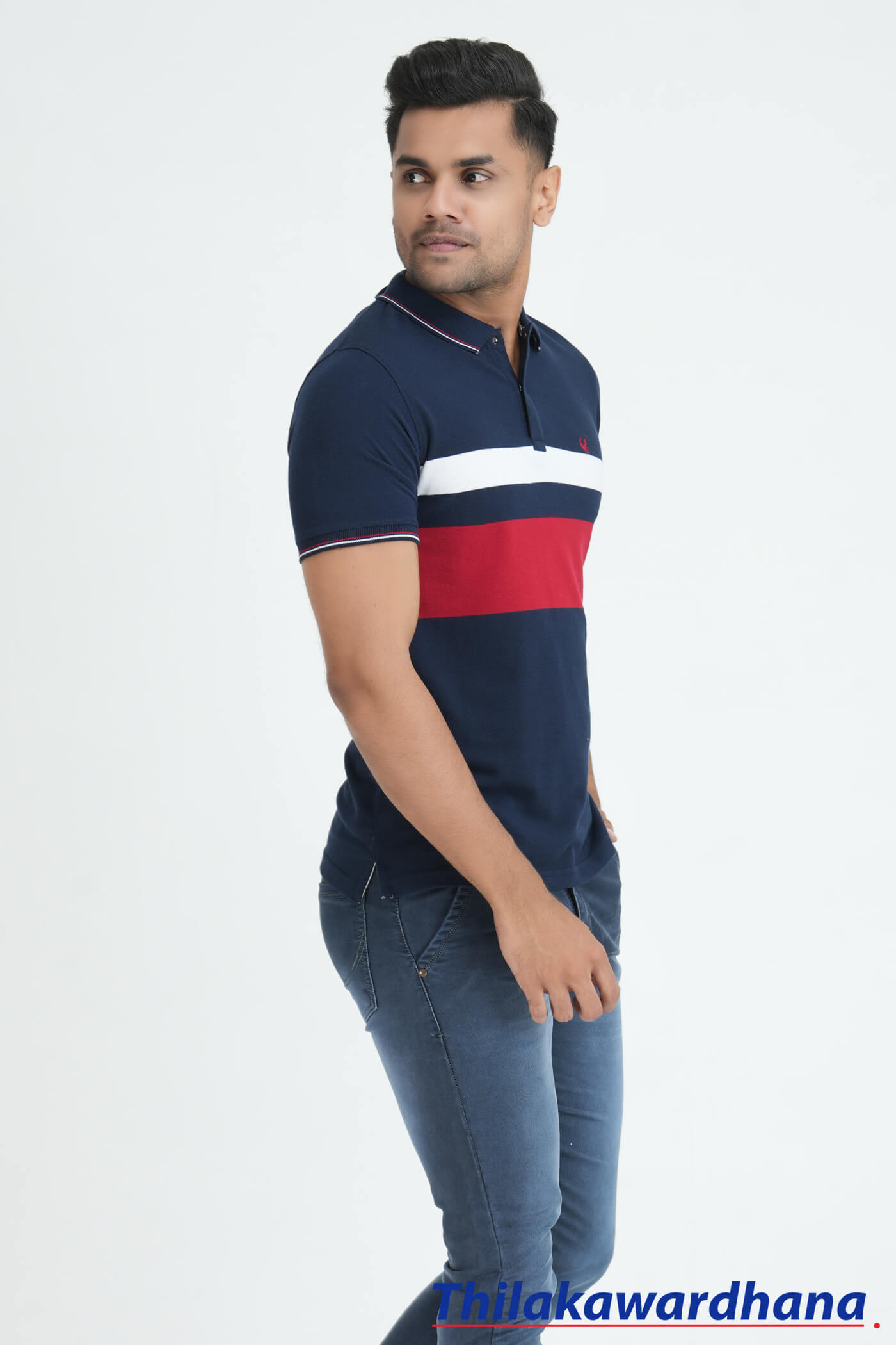 Men’s Collared Slim Fit Polo T Shirt – Thilakawardhana