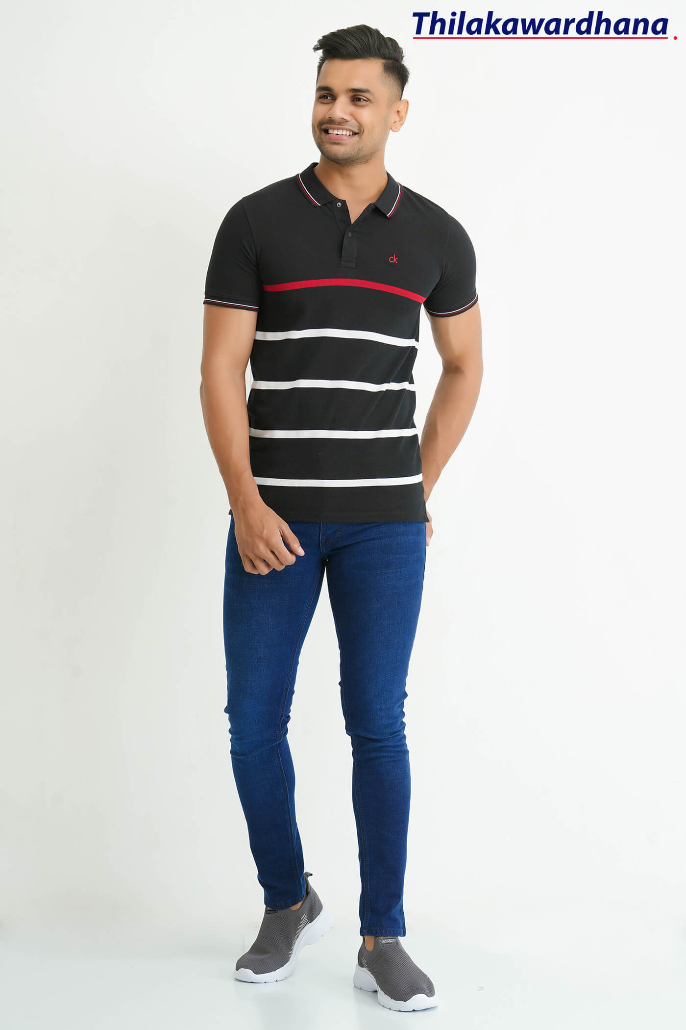 Men’s Collared Slim Fit Polo T Shirt – Thilakawardhana