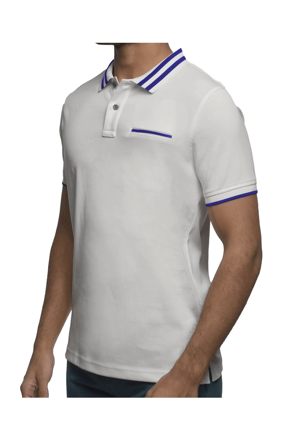 Moose Slim Fit Classic Sport Polo T-shirt (Grey Stripes) – Thilakawardhana
