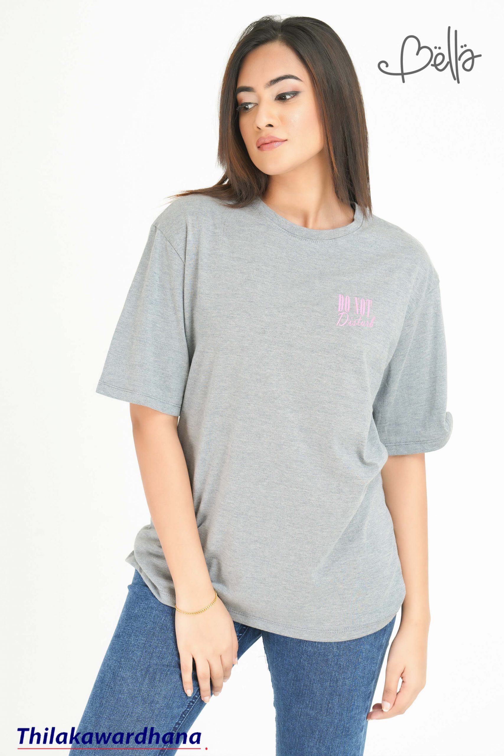 Bella Printed Oversized T Shirt – Thilakawardhana